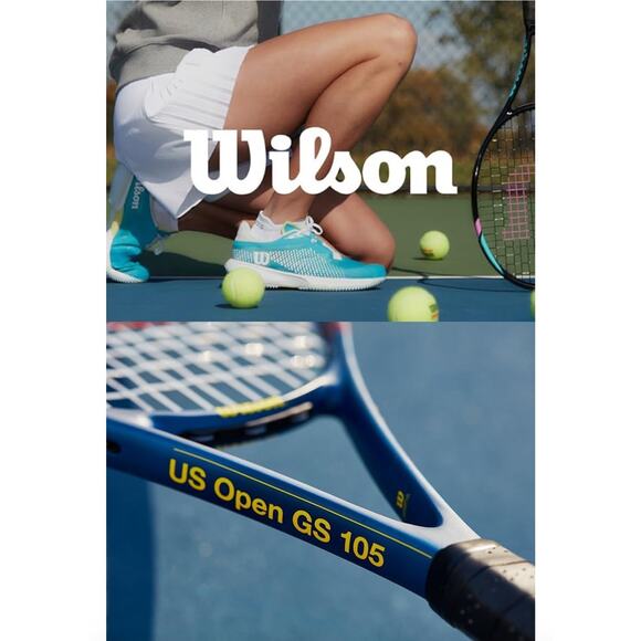 Lot Of Prince Thunder Bolt 110 Spin 17x14 & Wilson US Open GS 105 Tennis Rackets - Picture 7 of 11